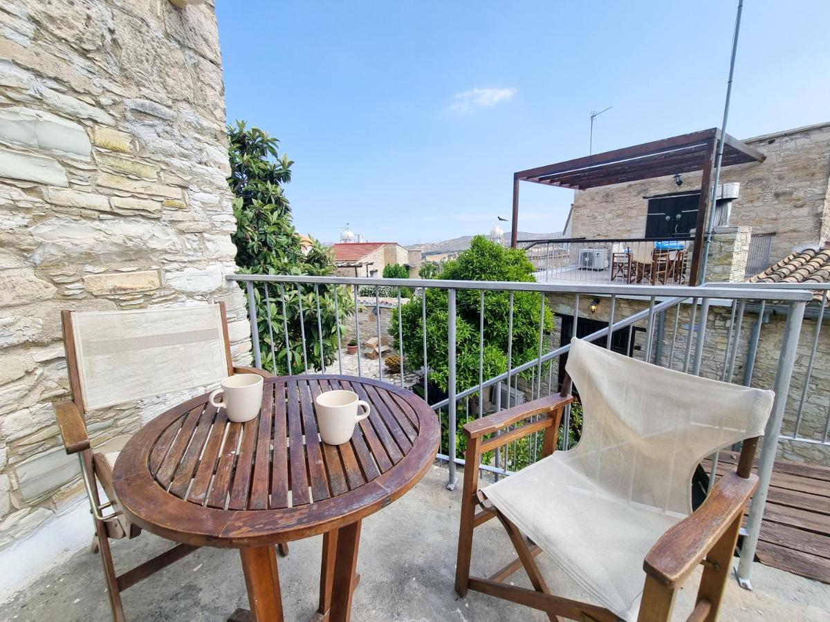 Apartamento Athena'S Pool Oasis Skarinou Exterior foto
