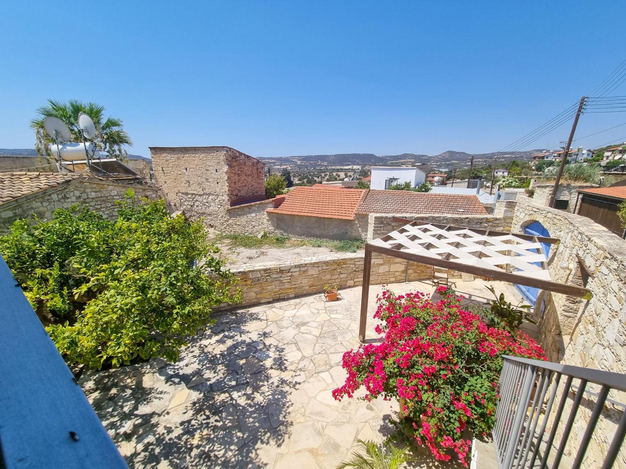 Apartamento Athena'S Pool Oasis Skarinou Exterior foto