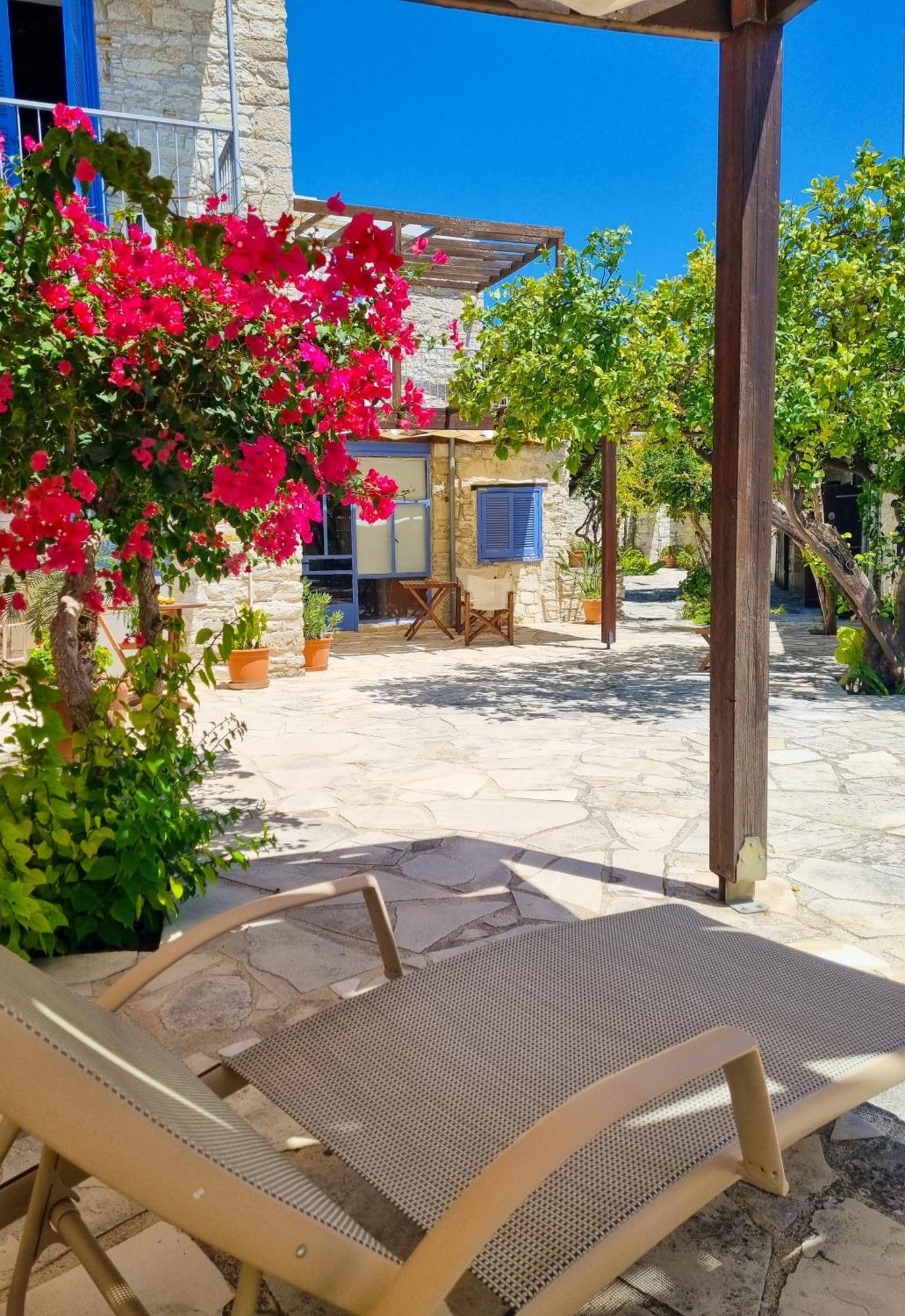 Apartamento Athena'S Pool Oasis Skarinou Exterior foto
