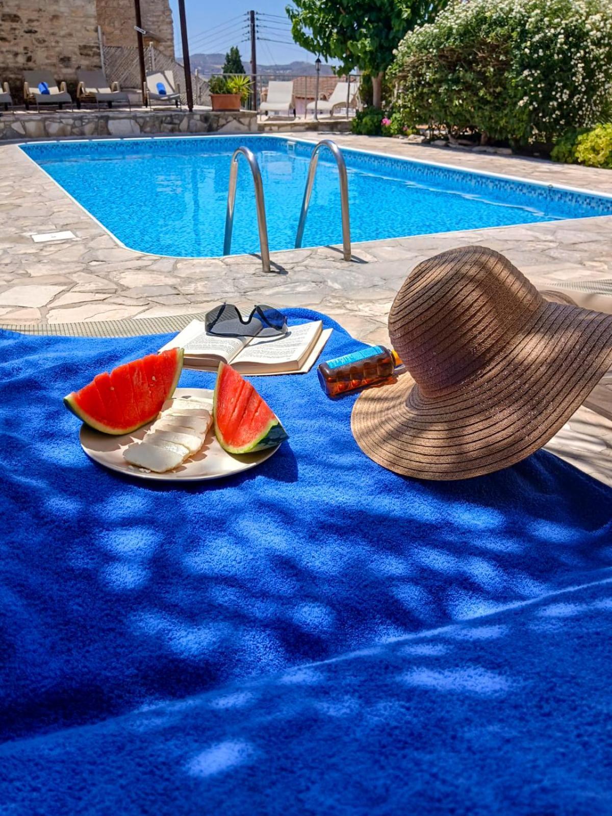 Apartamento Athena'S Pool Oasis Skarinou Exterior foto