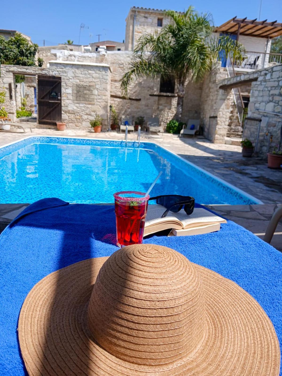 Apartamento Athena'S Pool Oasis Skarinou Exterior foto